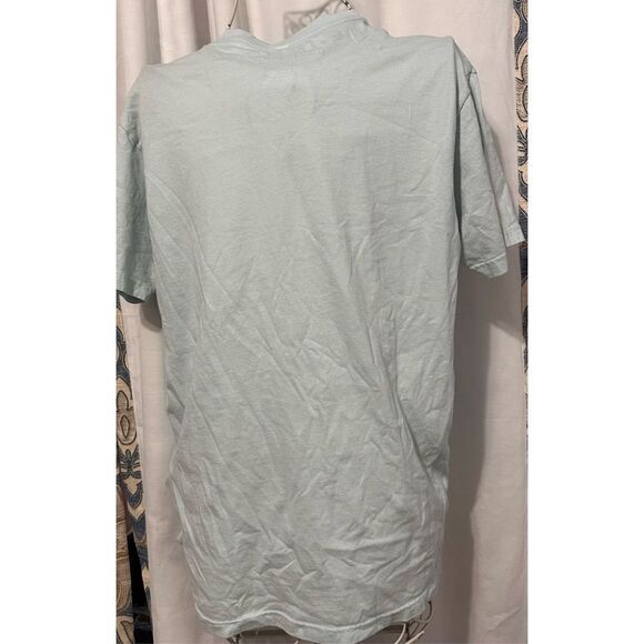 Nice Men RAW Baby Blue Chenille Crew Neck - Light Blue size large Good Condition - Picture 5 of 5